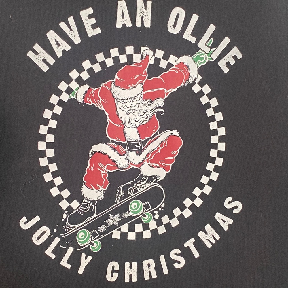 XS (4-5) Boys long sleeve Christmas tee